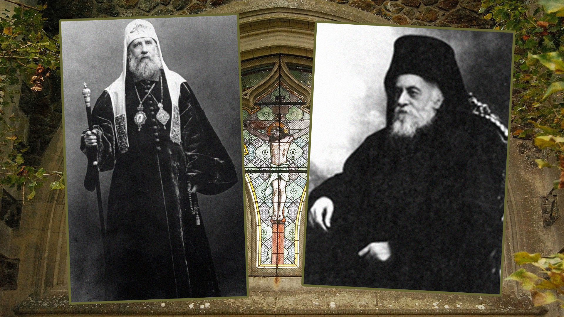 Патриарх Тихон (слева) и константинопольский патриарх Григорий VII (справа). Коллаж © L!FE. Фото © Pixabay// Wikimedia Commons