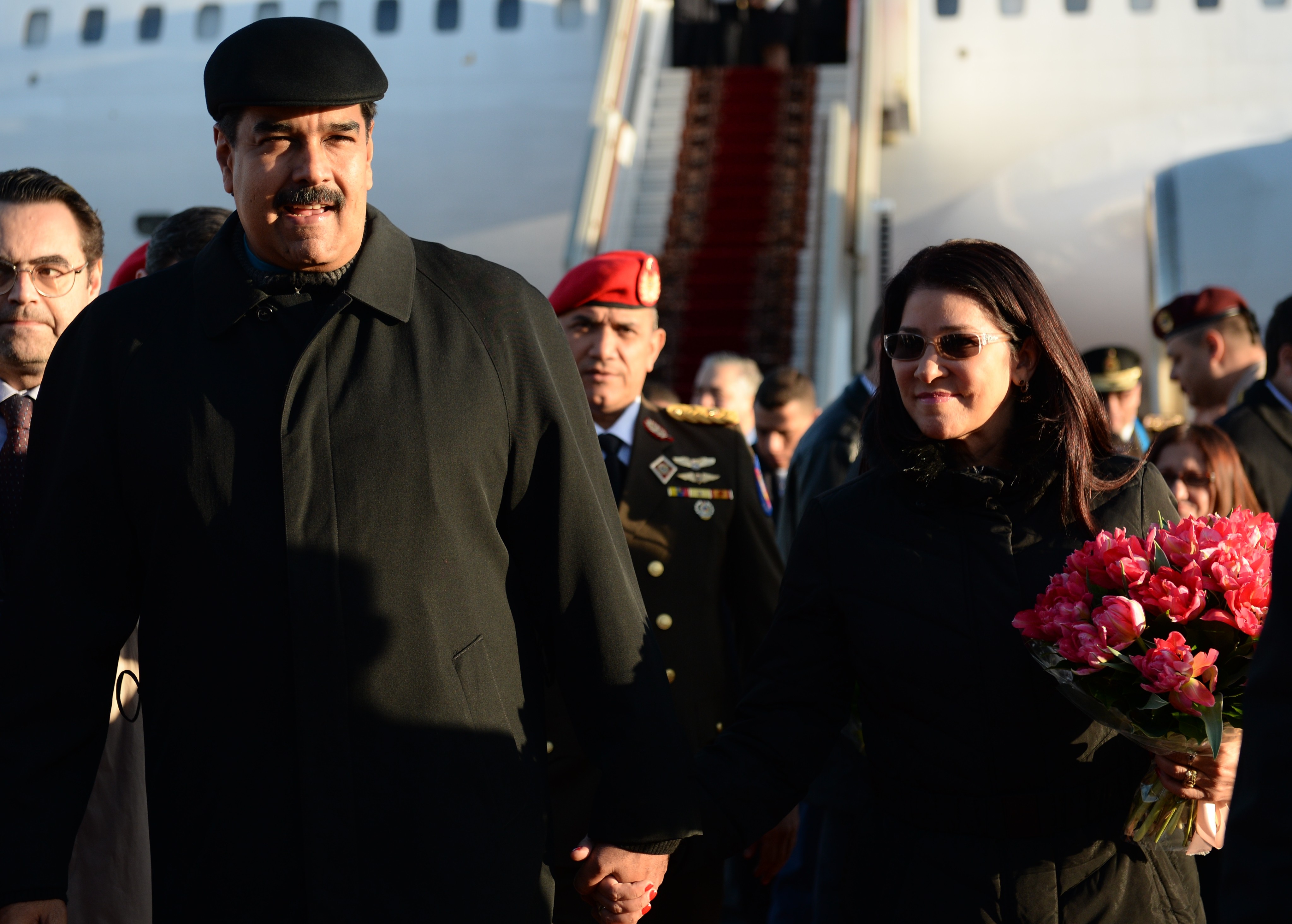 Николас Мадуро и его жена. Фото: &copy;РИА Новости/Павел Лисицын