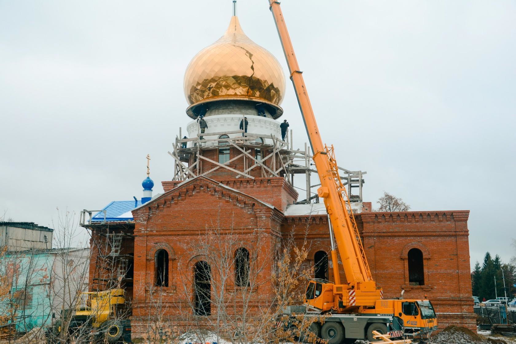 Восстановление храма. Фото © ОК / Андрей Решитов