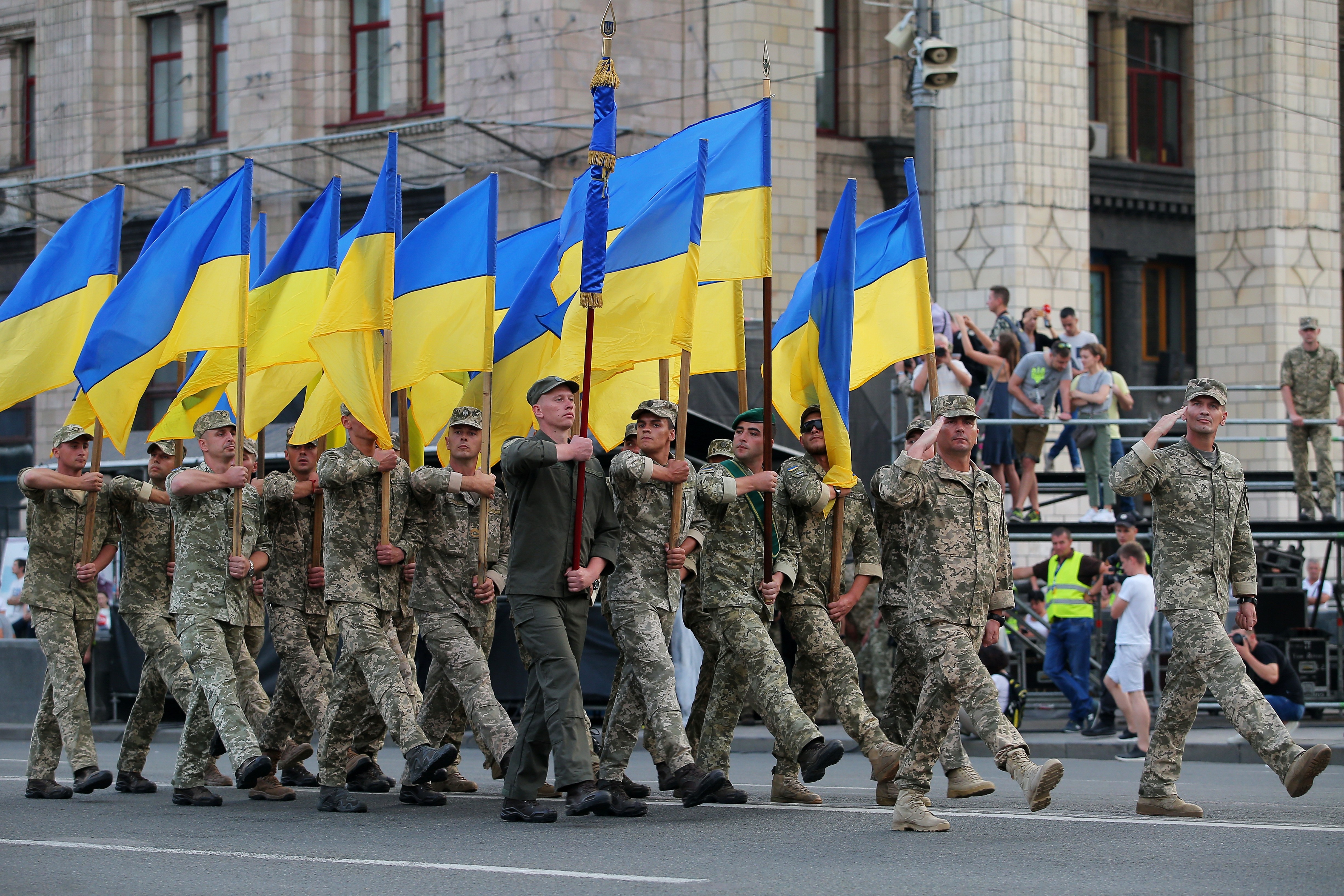 <p><span>Военный парад в Киеве.&nbsp;</span><span>Фото: &copy; РИА Новости</span></p>