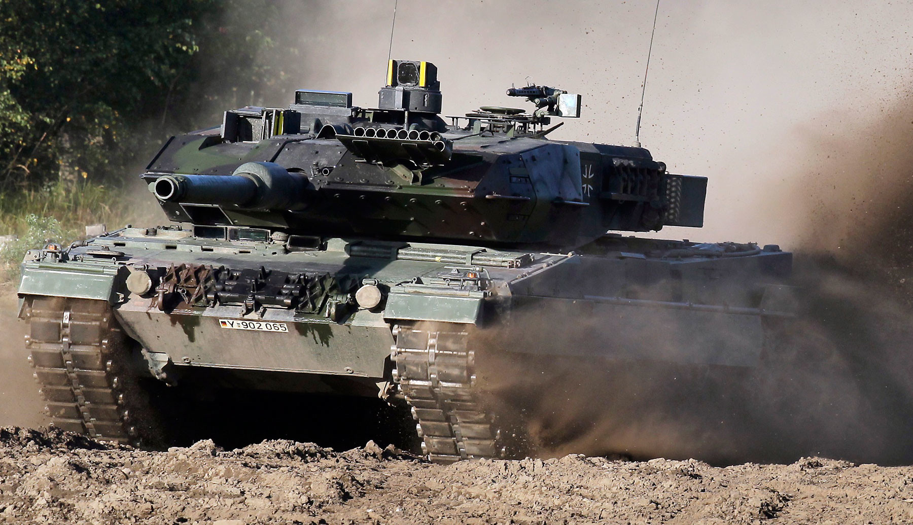 Немецкий Leopard 2. Фото: © AP Photo/Michael Sohn