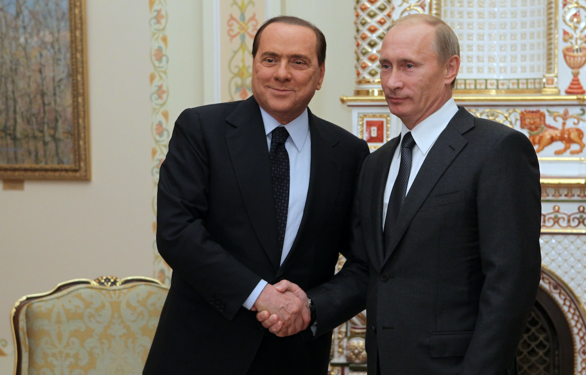 Сильвио Берлускони и Владимир Путин. Фото: &copy;РИА Новости/Алексей Никольский
