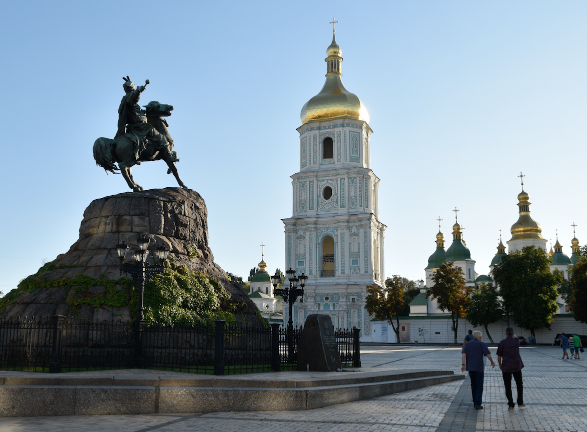 Софийская площадь в Киеве, где&nbsp;14 октября должен состояться&nbsp;молебен. Фото: &copy; РИА "Новости" / Стрингер
