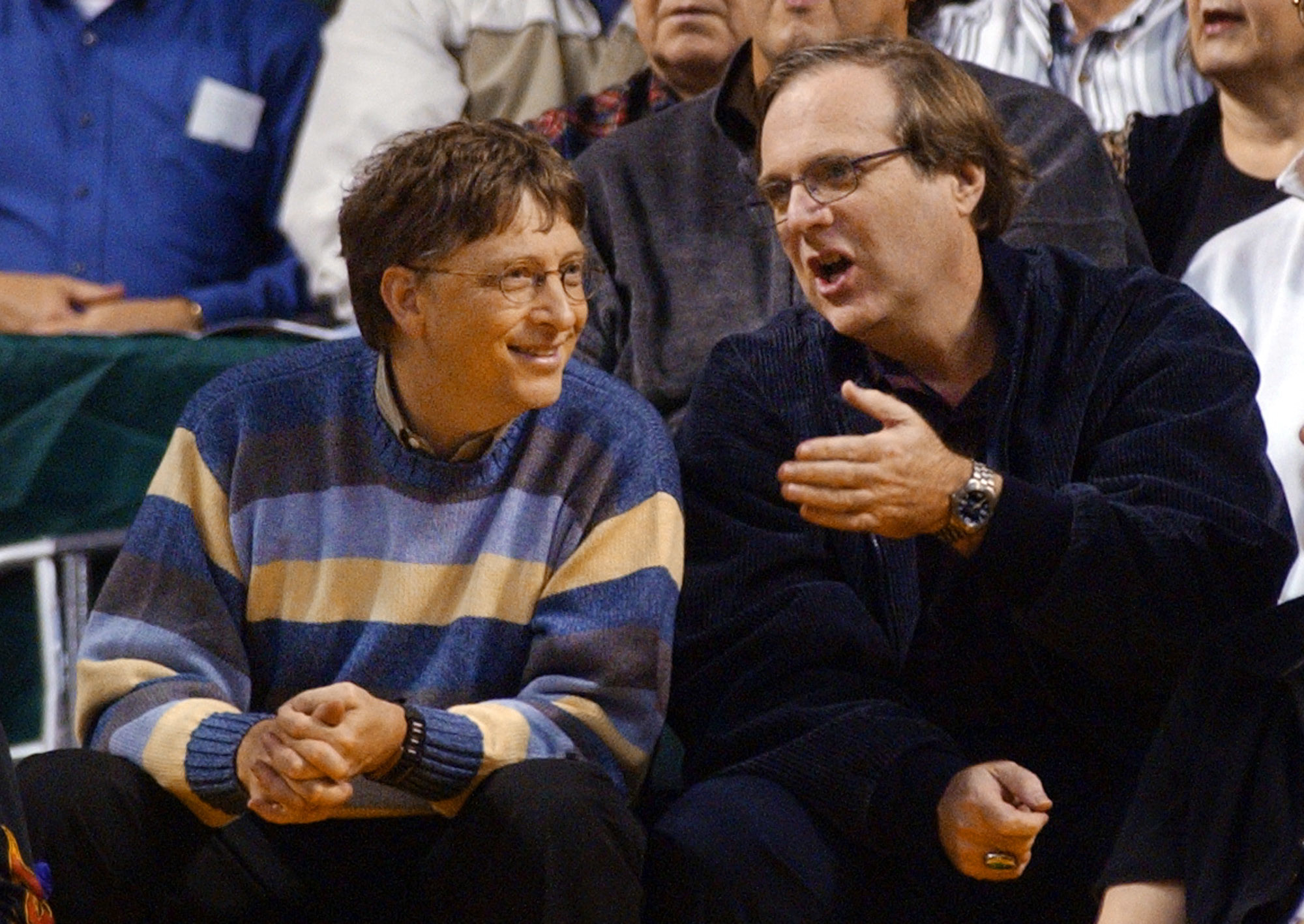 Билл Гейтс и Пол Аллен. 2003 год. Фото © AP Photo/Elaine Thompson