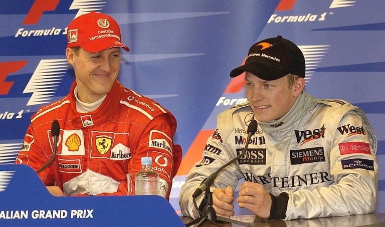 Шумахер и Райкконен Фото: © f1.com