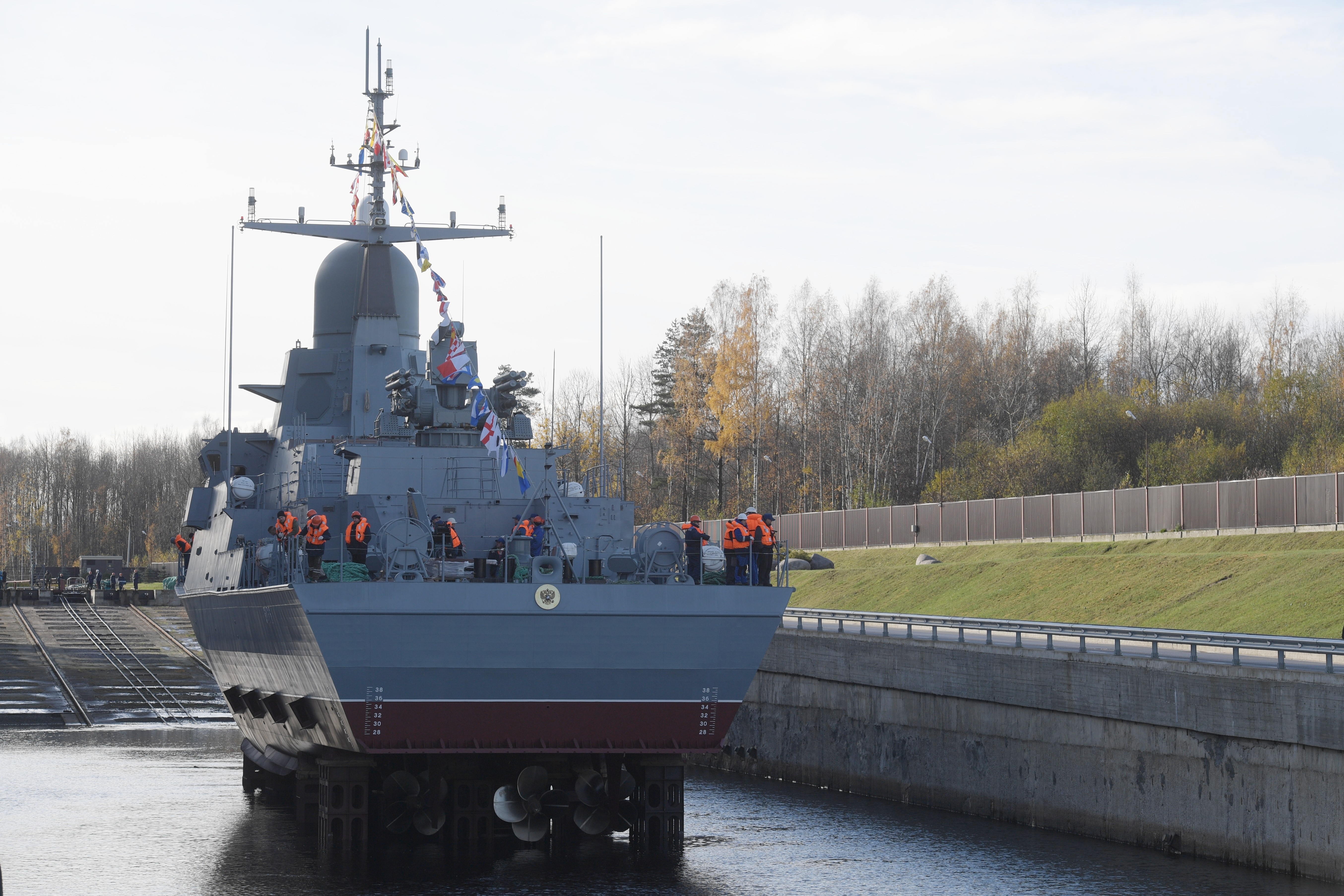 Балтийский флот пополнился ракетным кораблем «Буря»