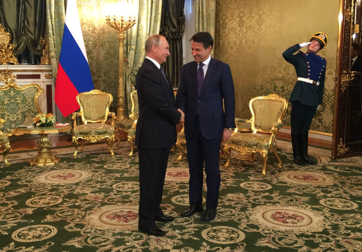 Владимир Путин, Джузеппе Конте. Фото: &copy;L!FE