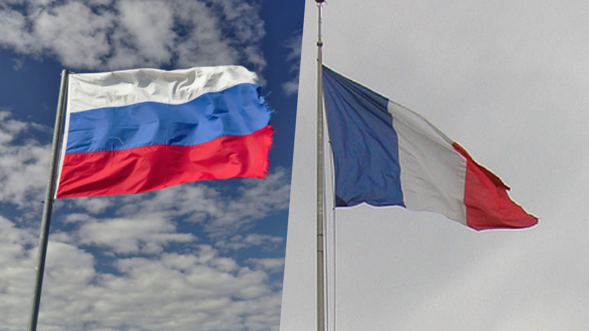 Флаги России и Франции. Фото: &copy; Flickr /&nbsp;Dmitry Dzhus,&nbsp;Timo Newton-Syms. Коллаж: &copy; L!FE.&nbsp;