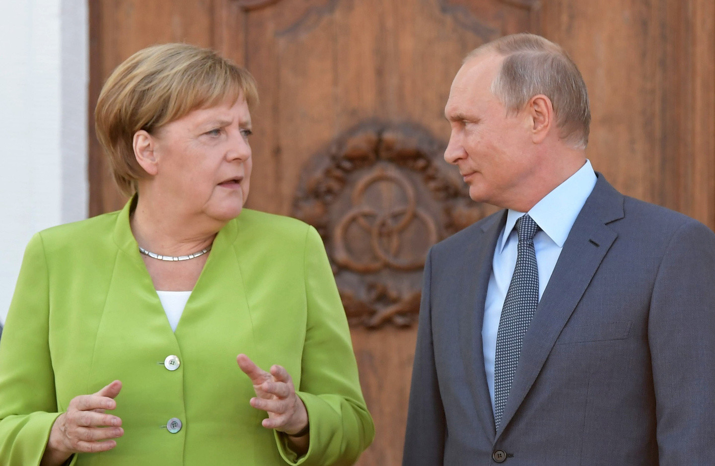 Ангела Меркель и Владимир Путин. Фото: &copy;РИА Новости/Сергей Гунеев