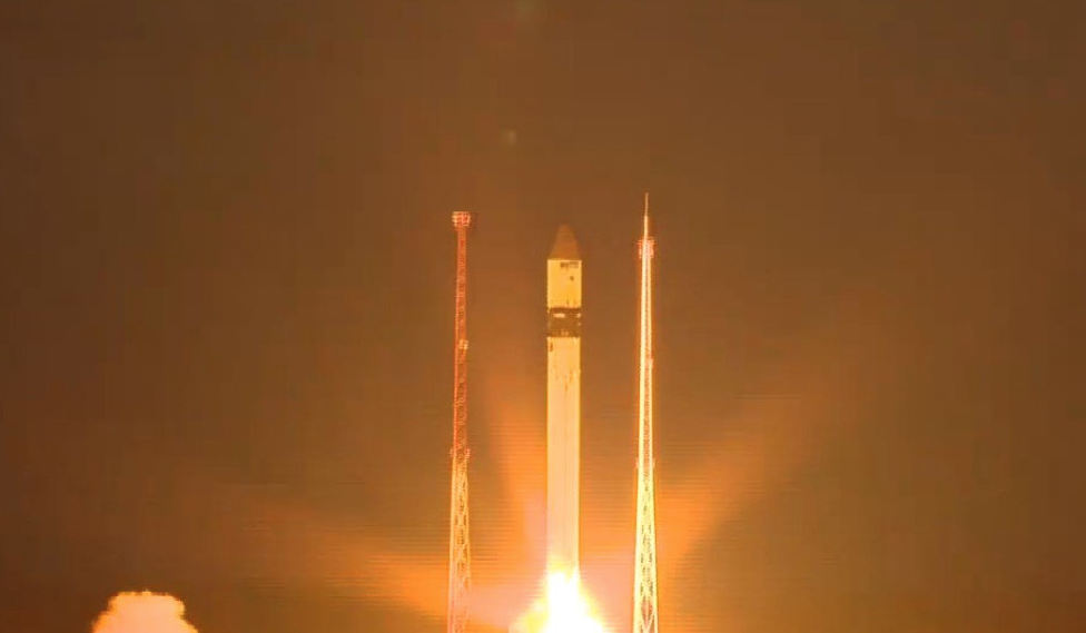 Запуск ракеты "Рокот" с космодрома Плесецк в апреле 2018 года. Фото:&nbsp;twitter.com/roscosmos