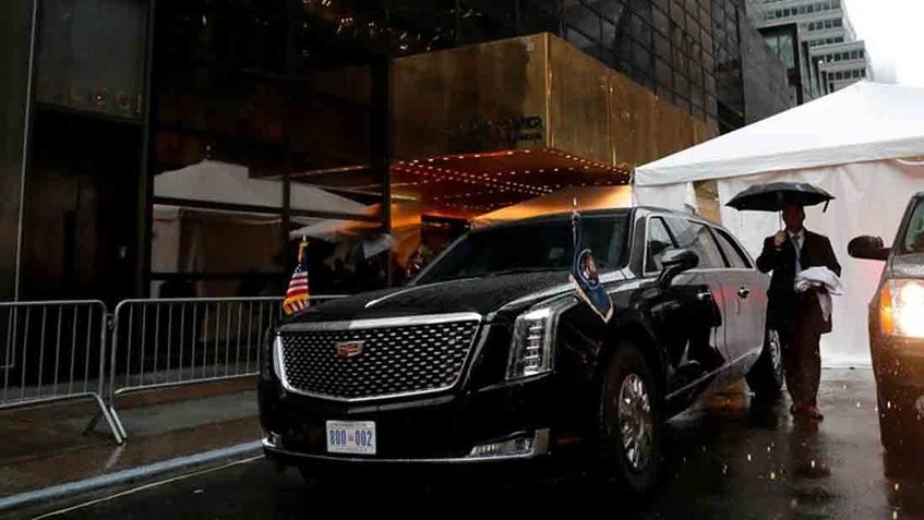 Cadillac Дональда Трампа. Фото: © Сlarin