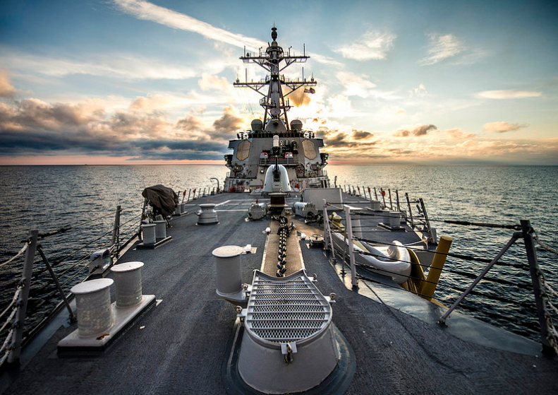 Эсминец&nbsp;6 Флота США Дональд Кук в Чёрном море в 2014 году. Фото: &copy; Flickr/Commander, U.S. Naval Forces Europe-Africa/U.S. 6th Fleet