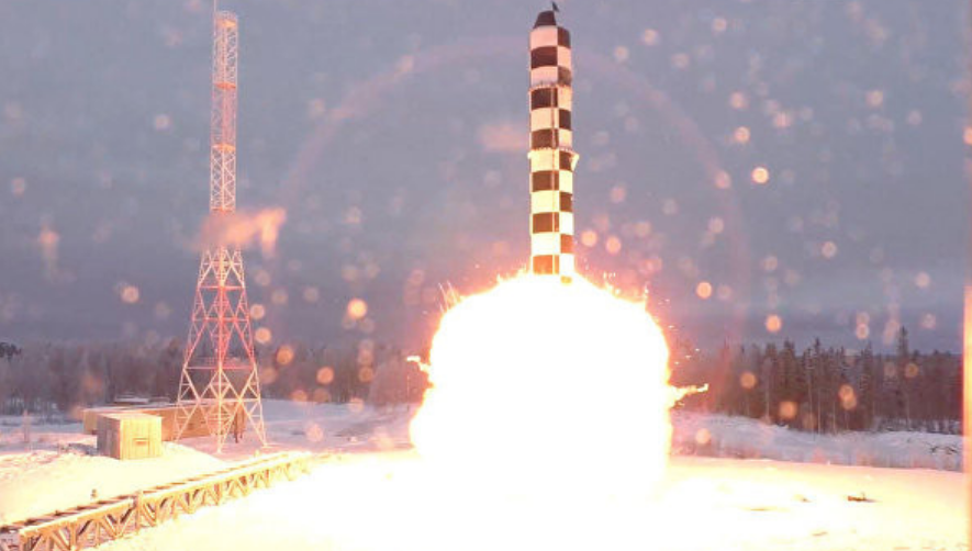 Запуск ракеты "Сармат". Фото: &copy; Министерство обороны РФ