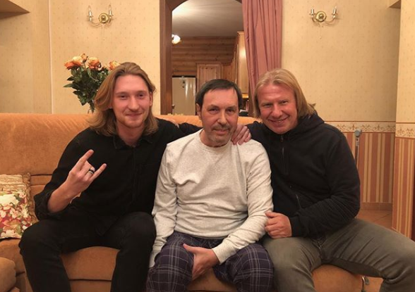 Певец IVAN, Николай Носков и Виктор Дробыш. Фото: &copy; Instagram/nnoskov.ru