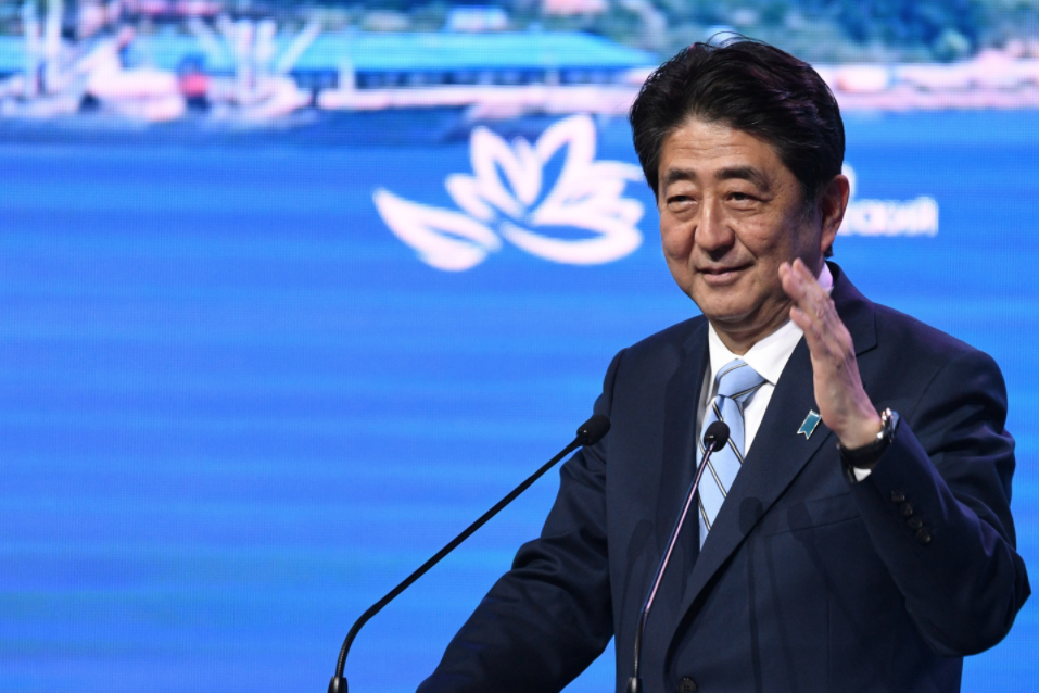 Премьер-министр Японии Синдзо Абэ. Фото: &copy;РИА Новости/Григорий Сысоев







