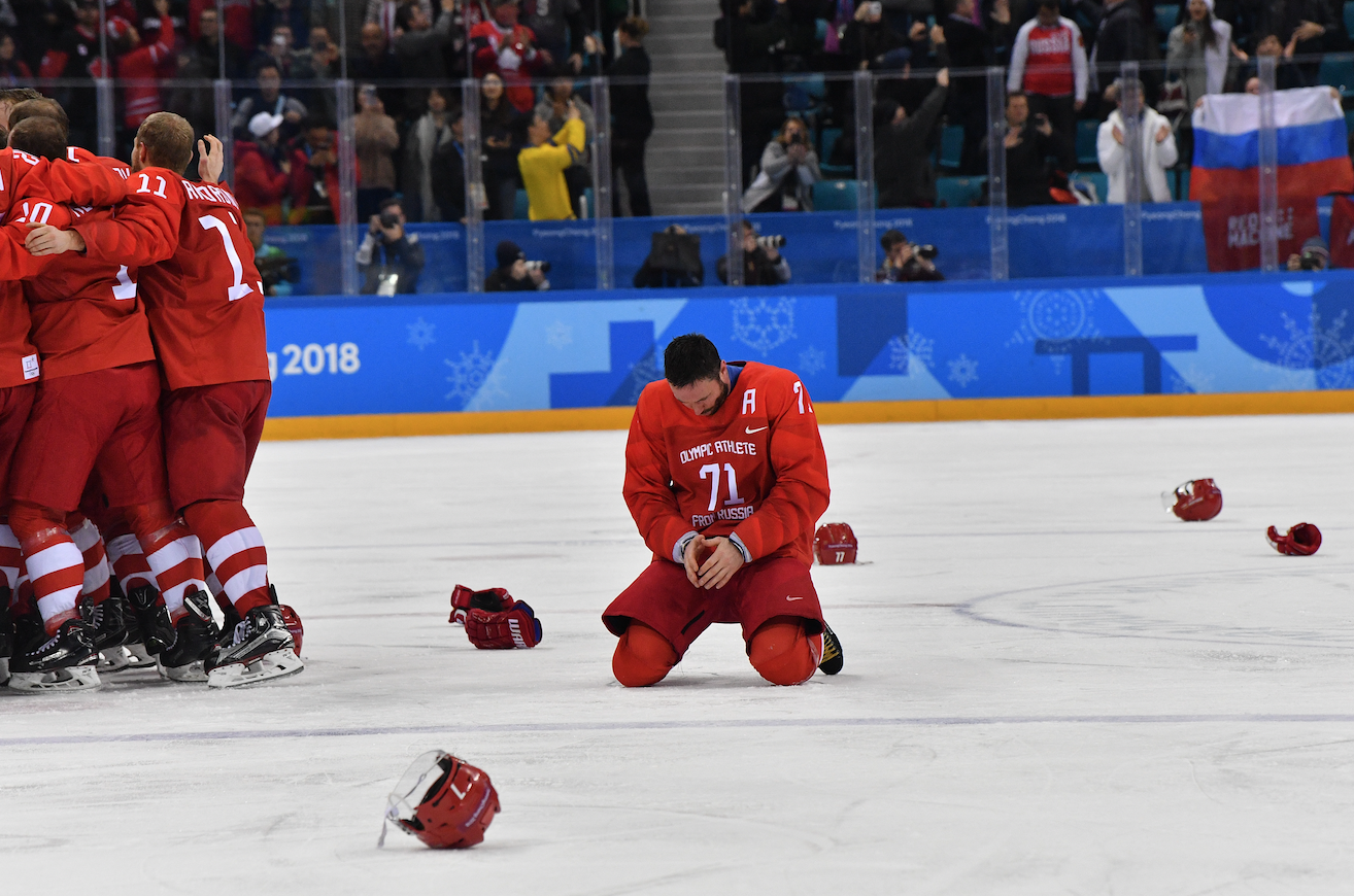 Финал хоккея олимпийские игры. ОИ 2018 хоккей Россия.