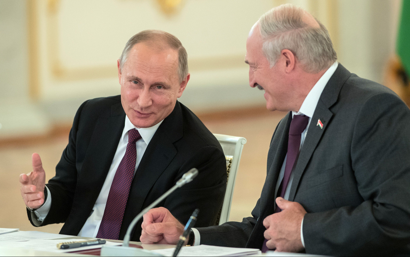 Владимир Путин, Александр Лукашенко.&nbsp;Фото:&nbsp;&copy;&nbsp;РИА Новости/Сергей Гунеев


