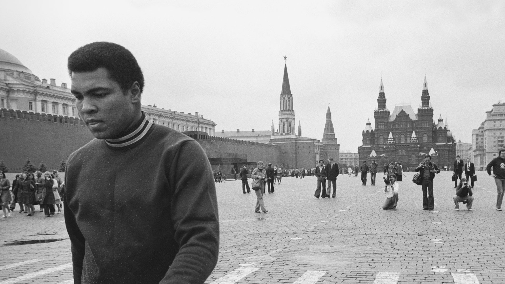 Мохаммед Али во время визита в Москву в 1978 году. Фото: &copy; РИА Новости/Владимир Вяткин
