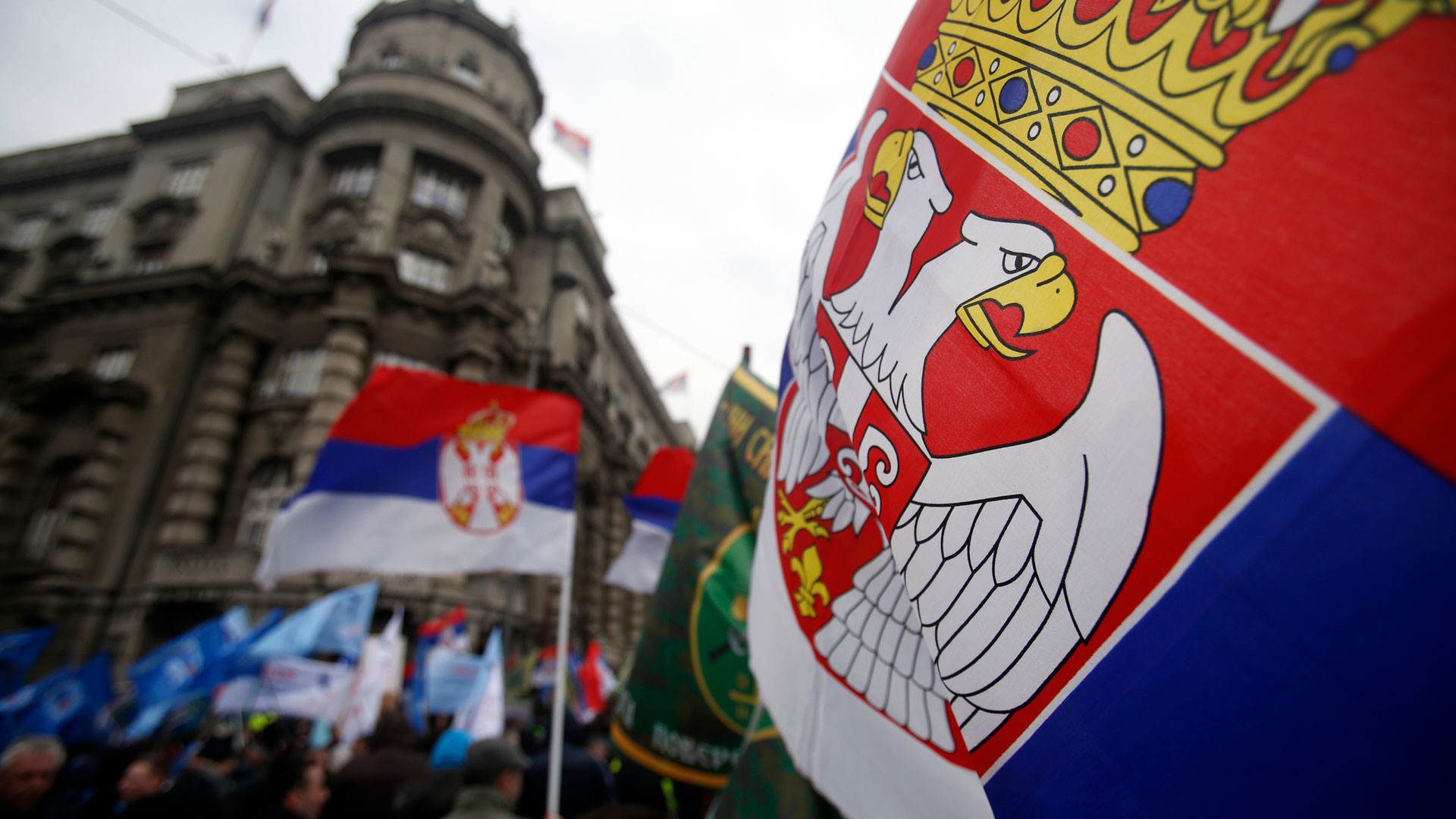 флаг россии сербии