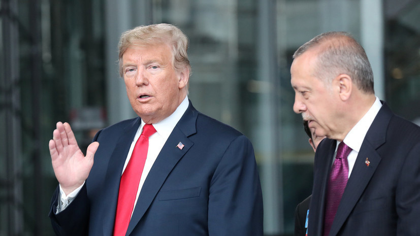 Дональд Трамп и Реджеп Эрдоган. Фото: &copy; РИА Новости/Алексей Витвицкий