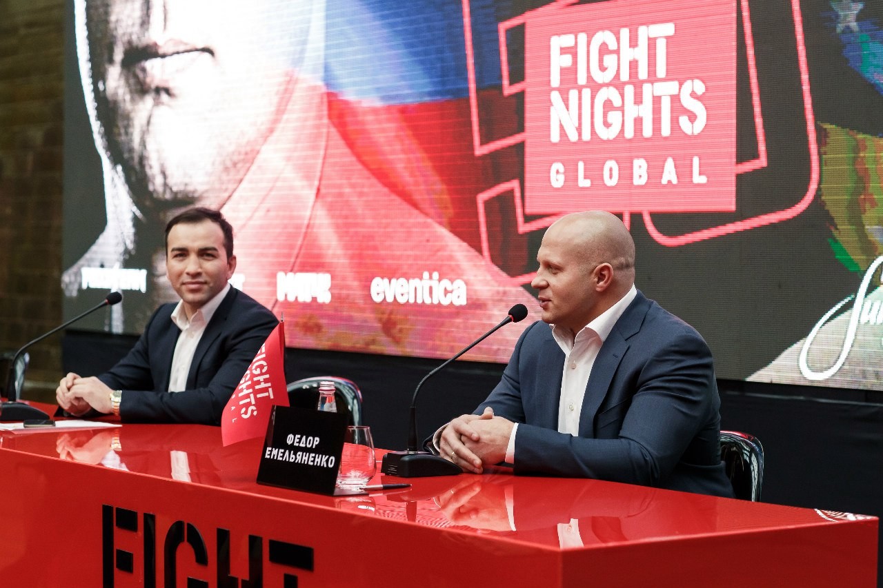 Камил Гаджиев и Фёдор Емельяненко.&nbsp; Фото: Fight Nights