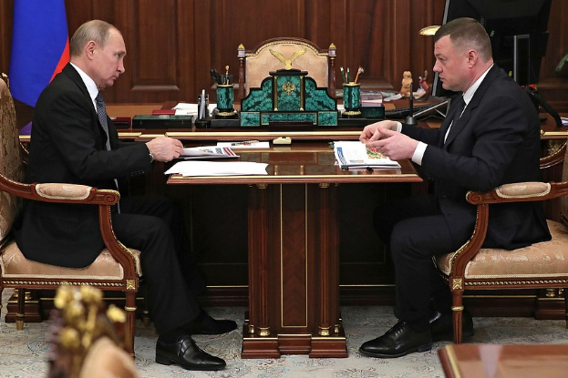 Владимир Путин, Александр Никитин. Фото: пресс-служба президента РФ