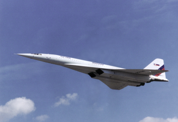 Сверхзвуковой пассажирский самолёт Ту-144. Эксплуатация воздушного судна была прекращена 1 июня 1978 года. Фото: &copy; Википедия.