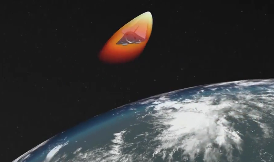 Новейшая ракета «Авангард». Скриншот видео, предоставленного Минобороны РФ. Фото: © РИА "Новости"
