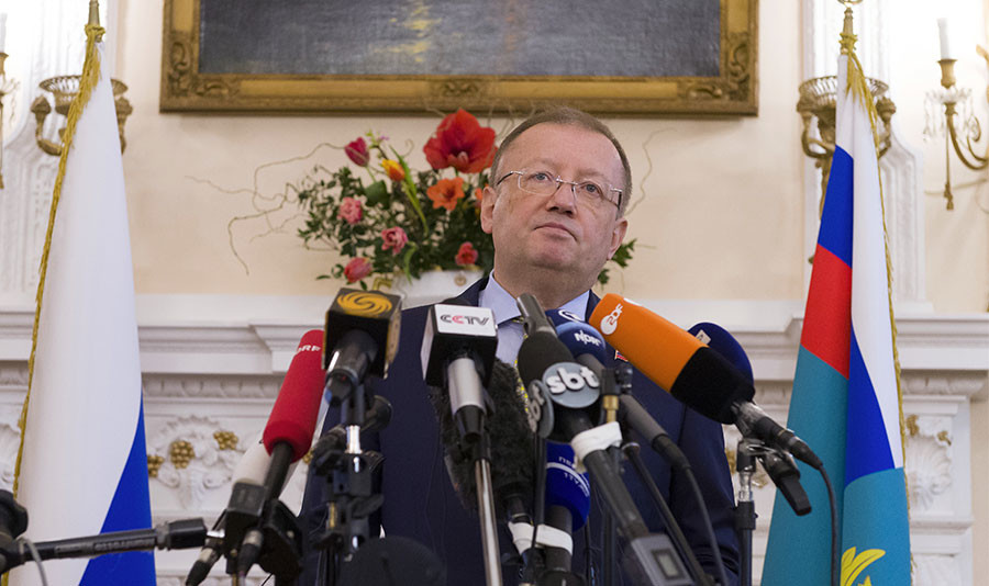 Посол РФ в Лондоне Александр Яковенко. Фото: © РИА Новости/Алекс Макнотон
