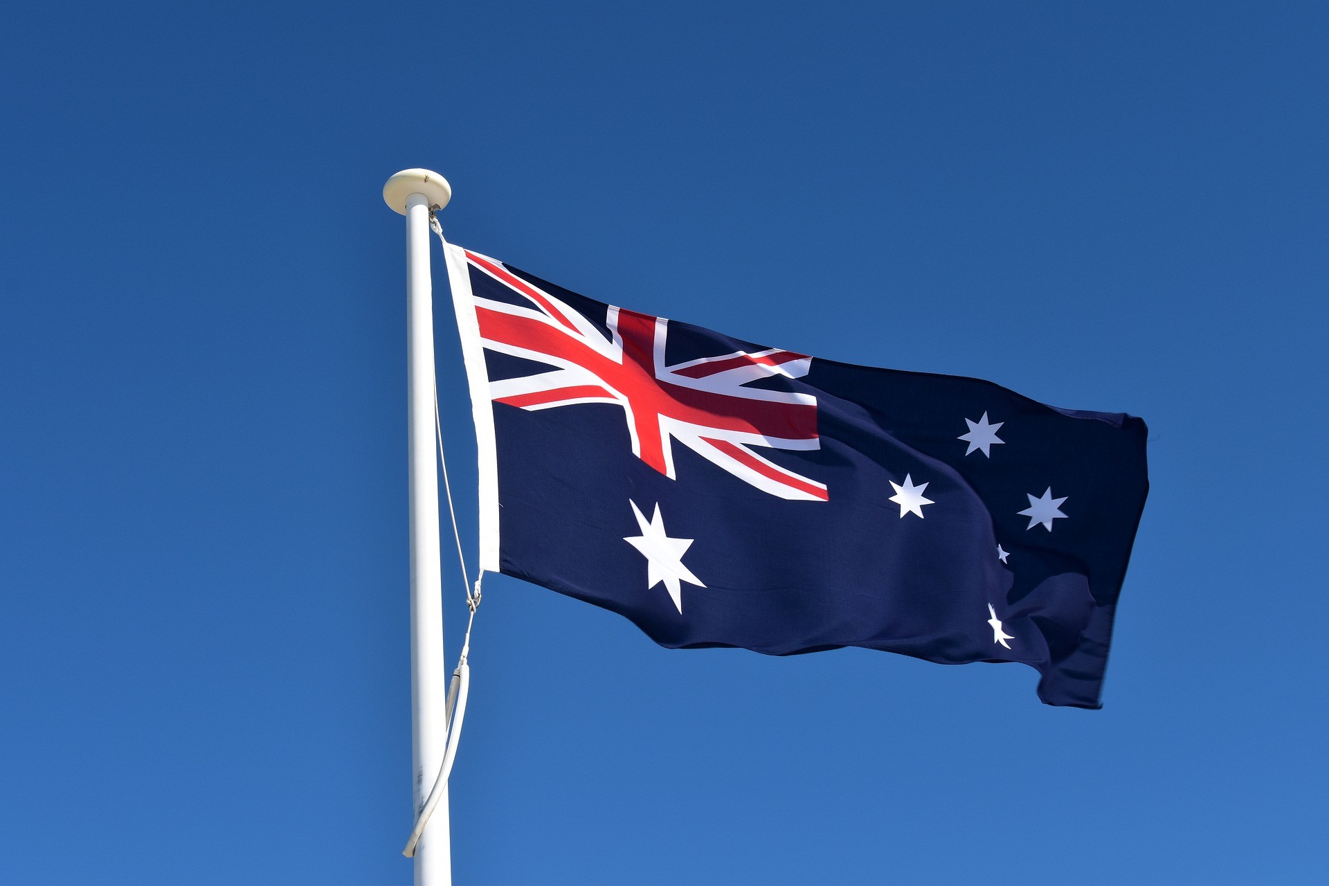 Флаг Австралии. Фото: © Pixabay
