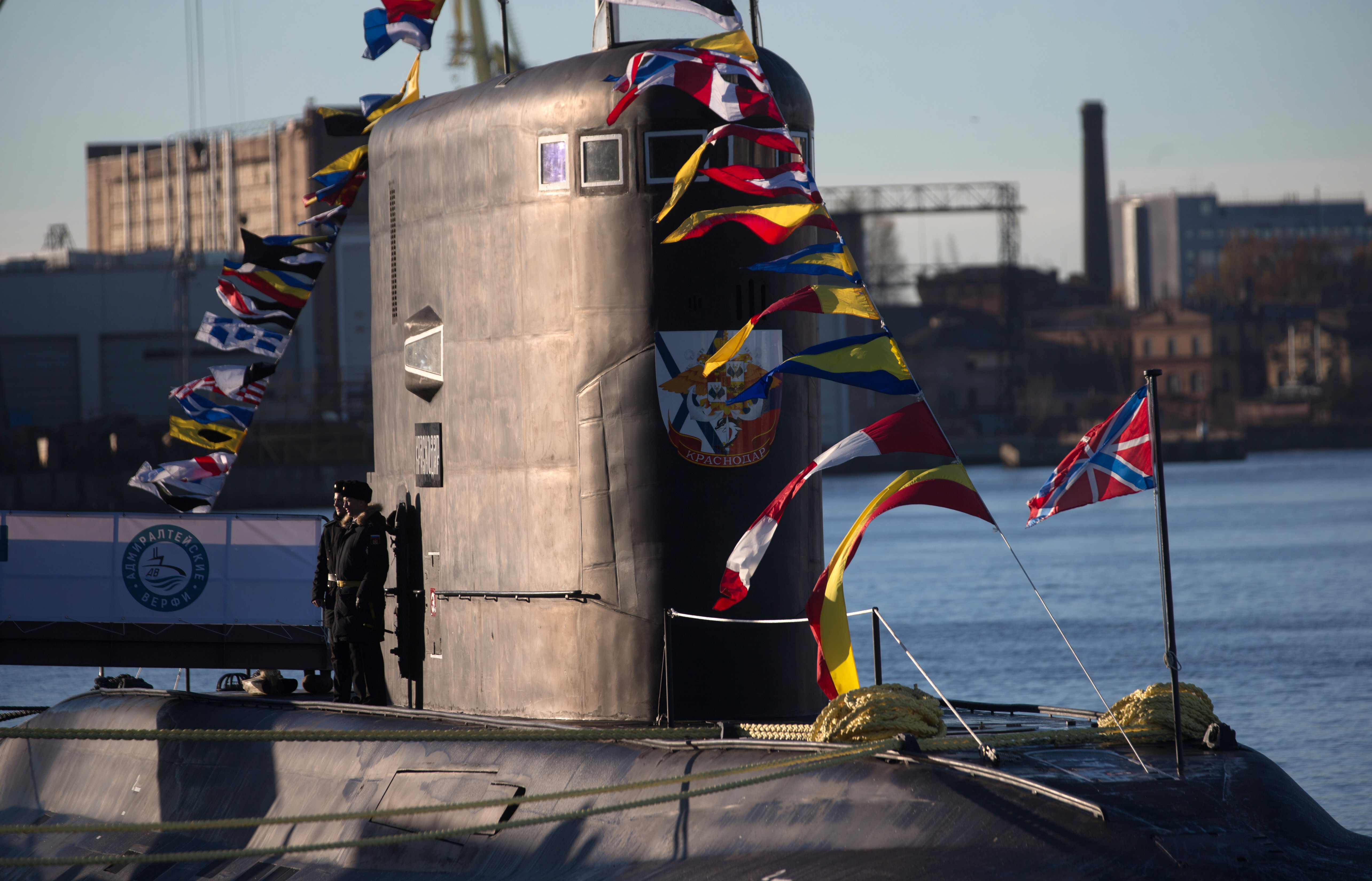 Подводная лодка "Краснодар".  Фото: © РИА Новости / Игорь Русак
