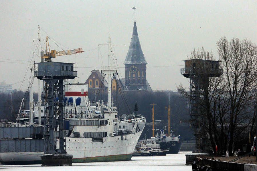 Вид на Кафедральный собор со стороны порта в Калининграде. Фото: © РИА Новости/ Игорь Зарембо
