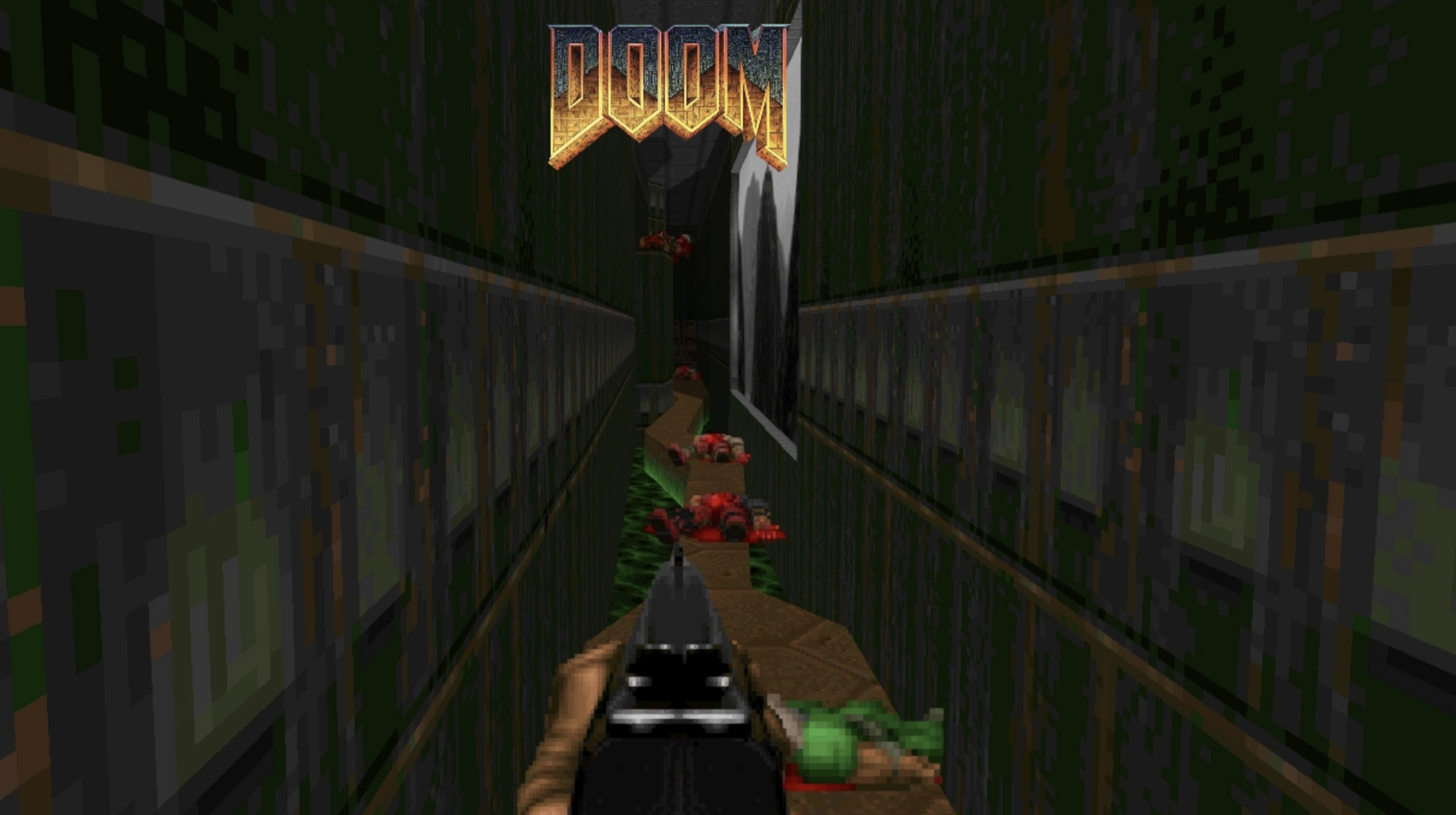 Doom dos. Doom 3 Corridor.