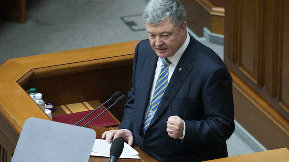Действующий лидер Украины, кандидат на пост президента Пётр Порошенко. Фото: © РИА Новости
