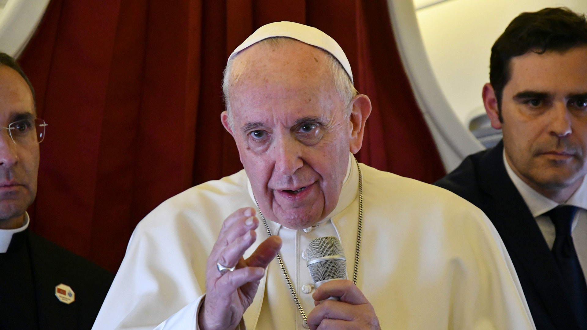 Папа Римский Франциск. Фото: © Alberto Pizzoli/Pool Photo via AP
