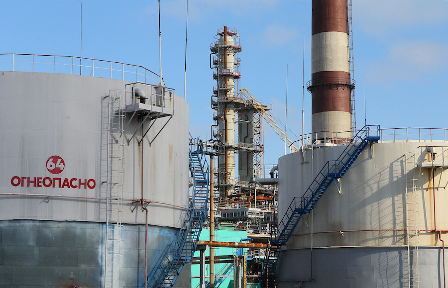 Мозырский нефтеперерабатывающий завод. Фото: © РИА "Новости" / Андрей Александров
