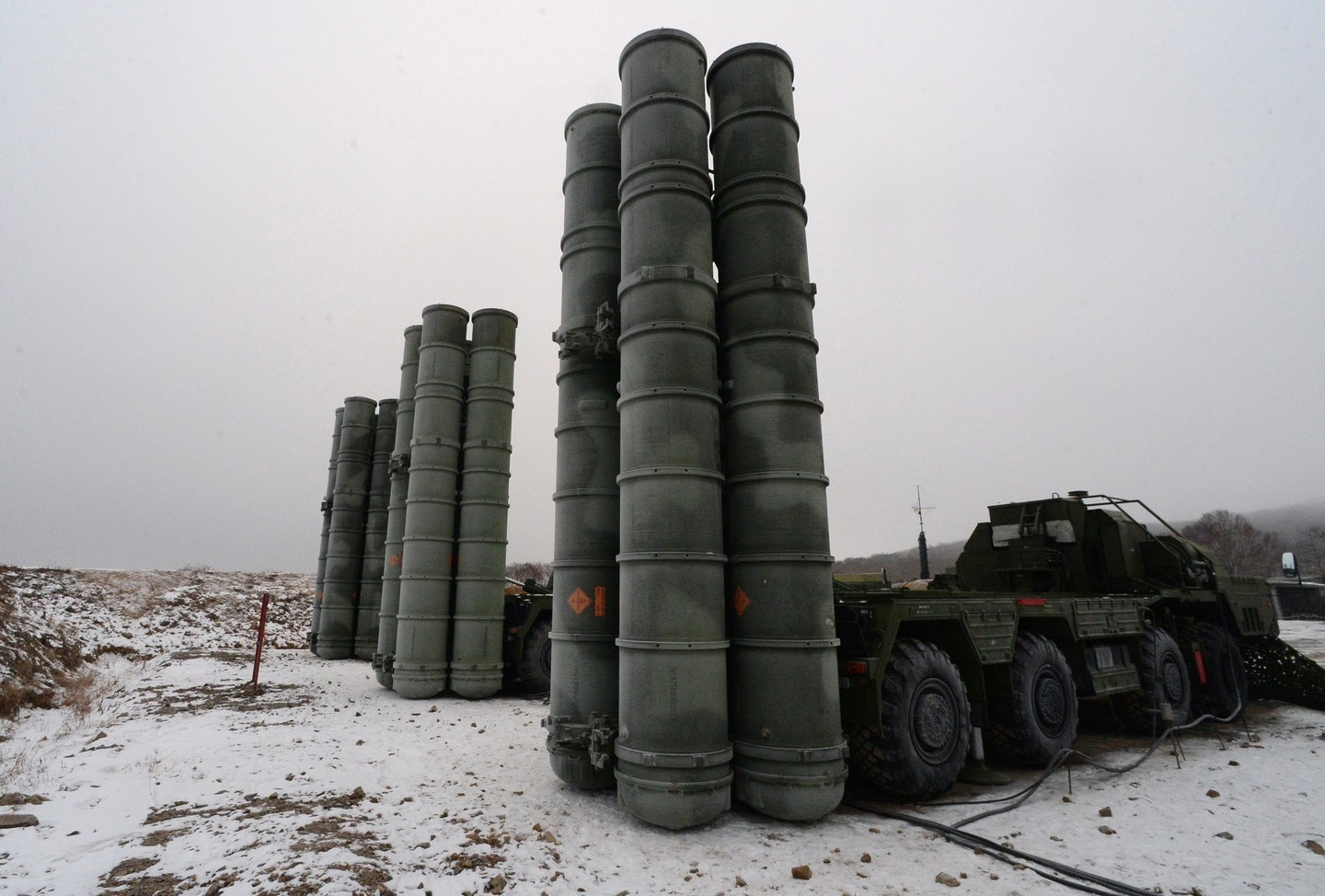 Зенитные ракетные комплексы С-400 "Триумф". Фото: © РИА Новости/Виталий Аньков
