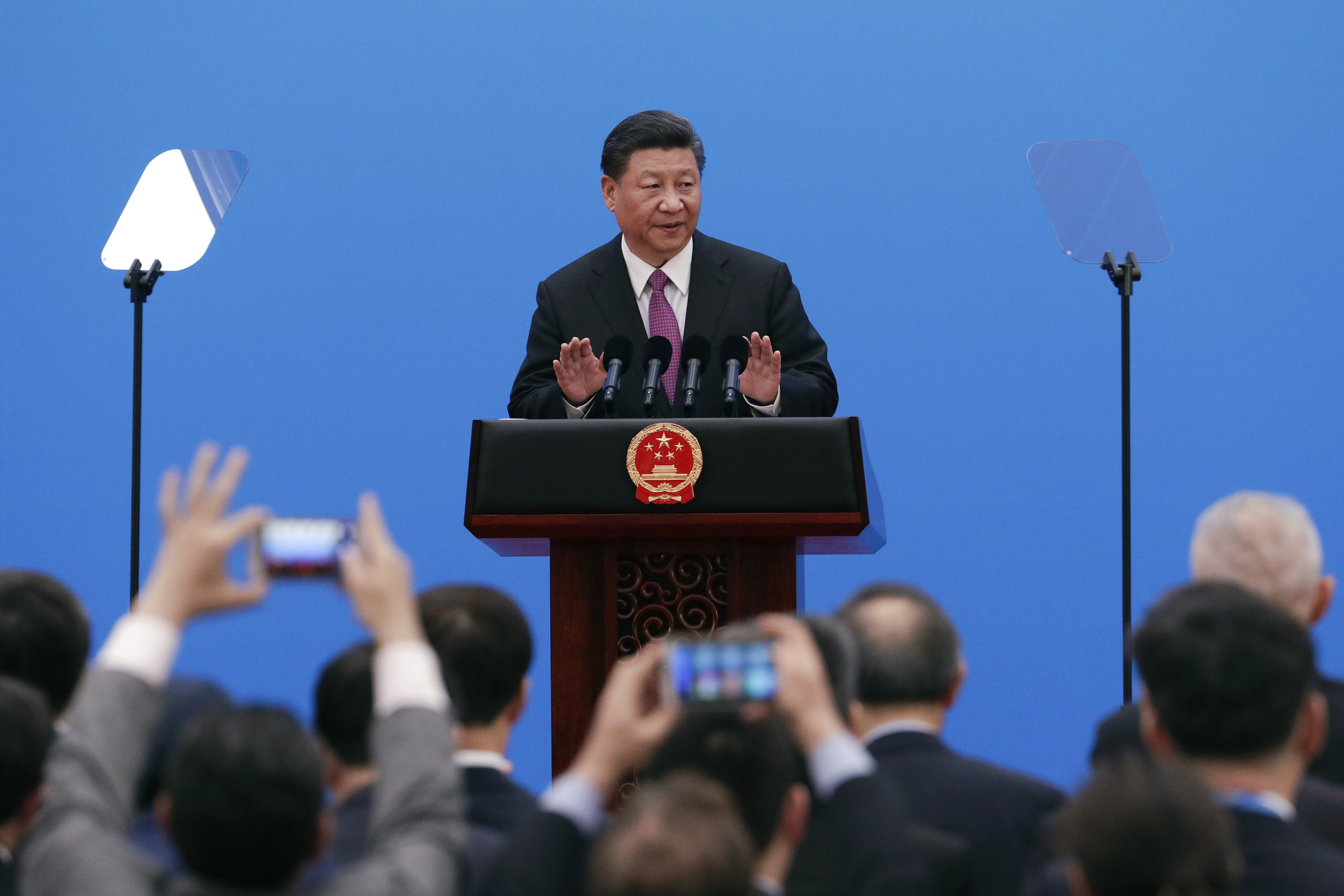 Председатель КНР Си Цзиньпин. Фото: © AP Photo/Mark Schiefelbein
