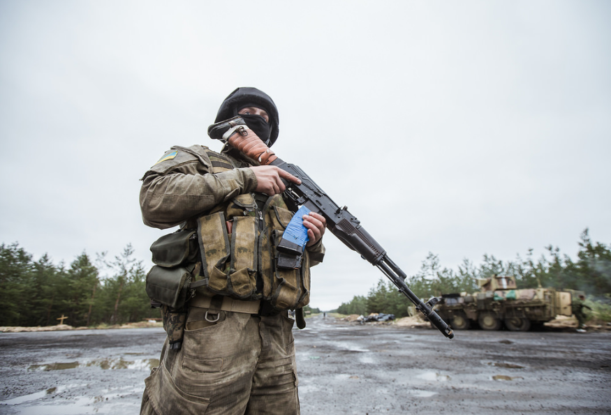 Украинский военный. Фото: © Flickr.com / Sasha Maksymenko&nbsp;
