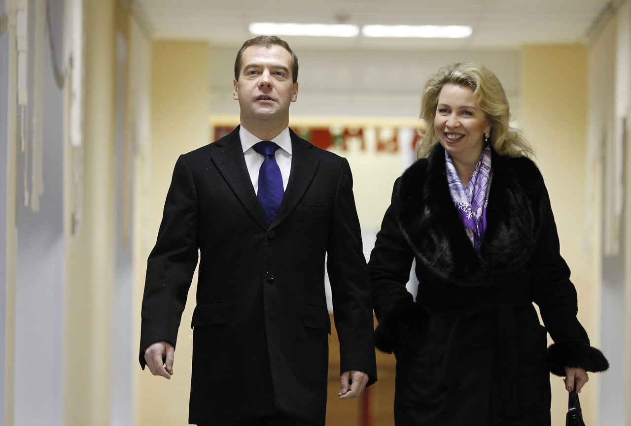 Дмитрий Медведев вместе с супругой Светланой. Фото: © VK/Дмитрий Медведев
