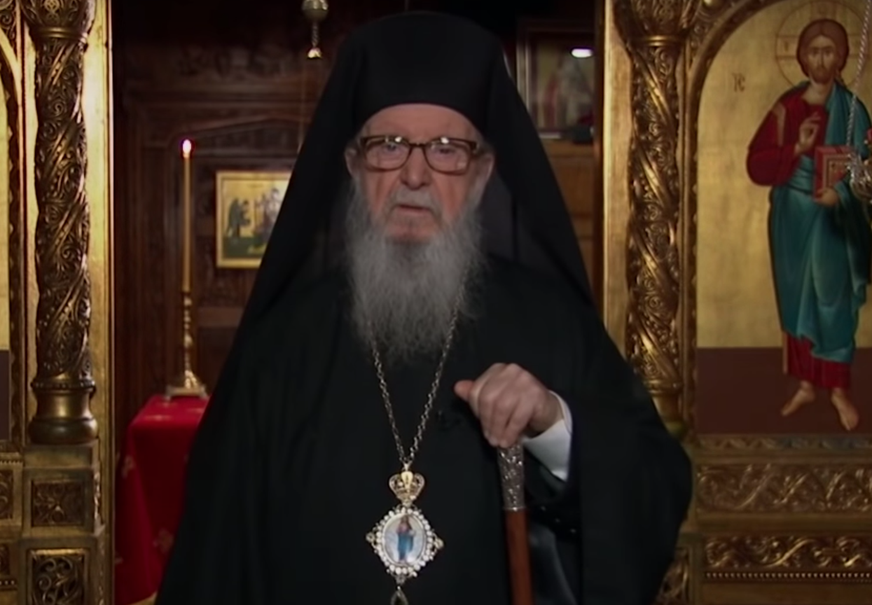 <p>Архиепископ Димитрий. Кадр из видео: © YouTube/GreekOrthodoxChurch<br></p>