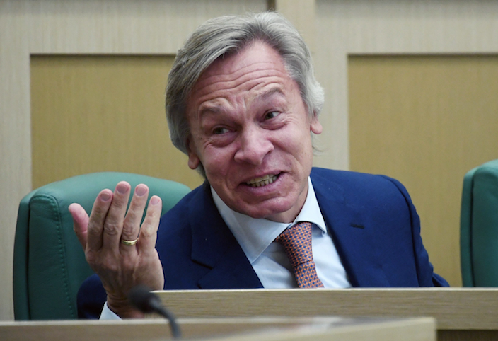 Сенатор Алексей Пушков. Фото © РИА "Новости" / Владимир Федоренко
