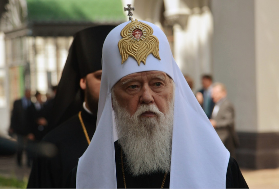Патриарх Филарет. Фото © РИА "Новости" / Евгений Котенко

