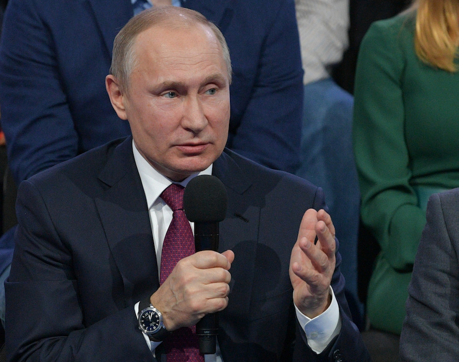Президент России Владимир Путин. Фото: © РИА "Новости" / Алексей Дружинин
