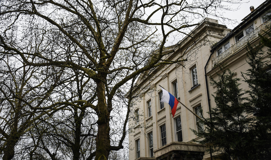 Здание российского посольства в Лондоне. Фото: © РИА "Новости" / Алексей Филиппов
