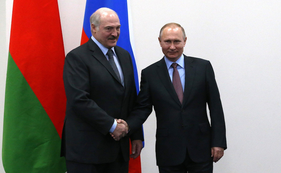 Президент РФ Владимир Путин и президент Белоруссии Александр Лукашенко. Фото: © Kremlin.ru
