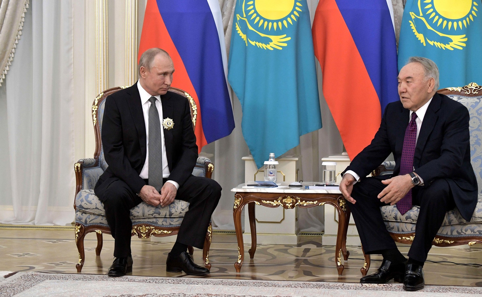 Владимир Путин и Нурсултан Назарбаев. Фото © Kremlin.ru
