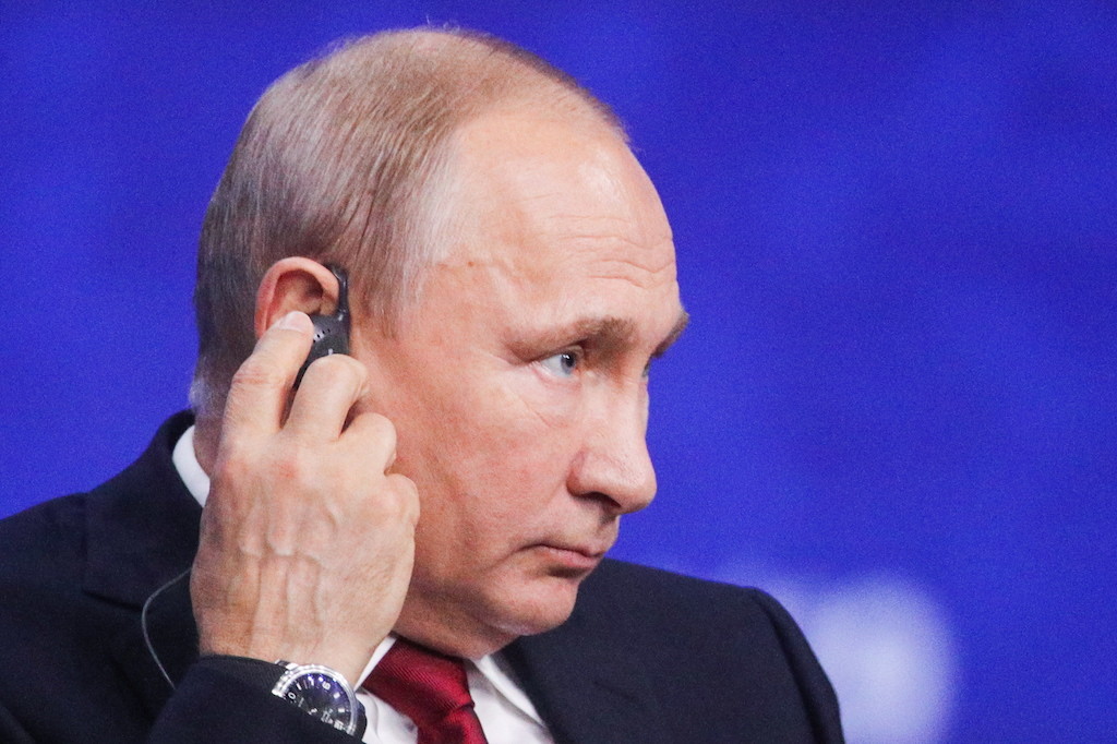 Президент России Владимир Путин. Фото © ТАСС / Сергей Бобылев
