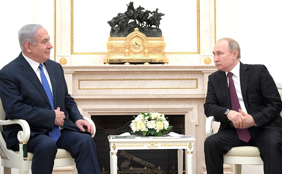 Премьер-министр Израиля Биньямин Нетаньяху и Президент России Владимир Путин. Фото © Официальный сайт Президента России
