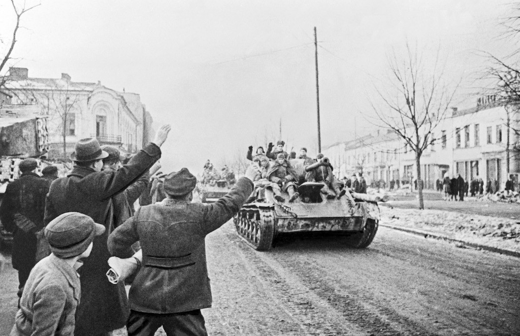 Польша. Ченстохова. Советские танки вошли в город. Фото © ТАСС/Архив
